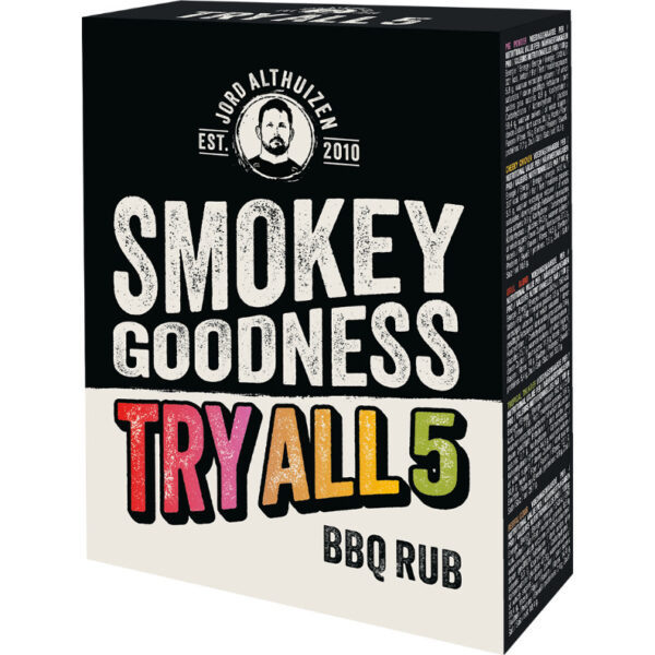Try All 5 rubs -  By Smokey Goodness